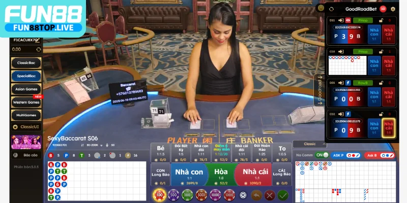 Baccarat là một trò chơi được yêu thích tại sảnh DG Palace
